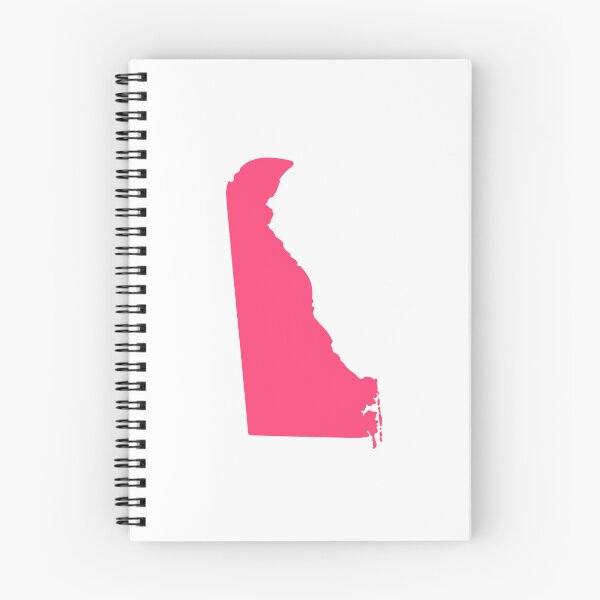 Item preview, Delaware Map Silhouette – Minimal Pink designed and sold by Paper Drip.
