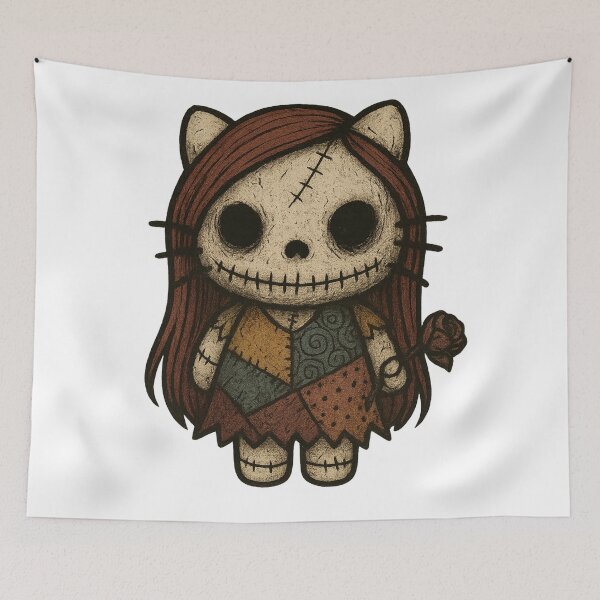 Item preview, Hello Creepy Kitten: Dream of Stitches and Shadows designed and sold by art-emissa.