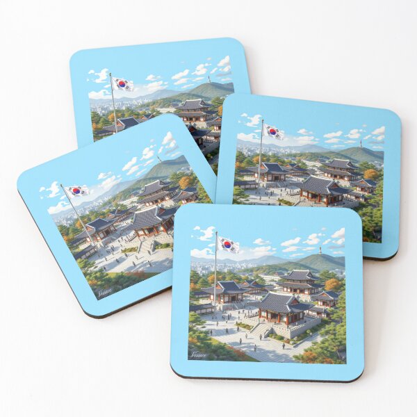Item preview, Gyeongju 3D – APEC & Heritage with Flag, designed and sold by PaintMeWorld.