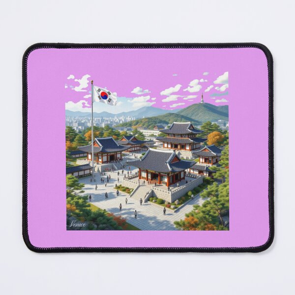 Item preview, Gyeongju 3D – APEC & Heritage with Flag, designed and sold by PaintMeWorld.