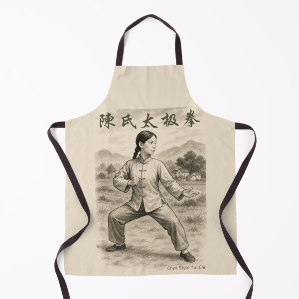 Item preview, Chen Style Tai Chi Chinese Woman Pose in Countryside designed and sold by Maljonic.