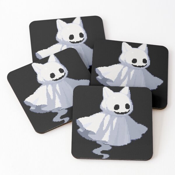 Item preview, Smiling Ghost Cat – Happy Halloween Spirit designed and sold by UniqueArtsOnly.