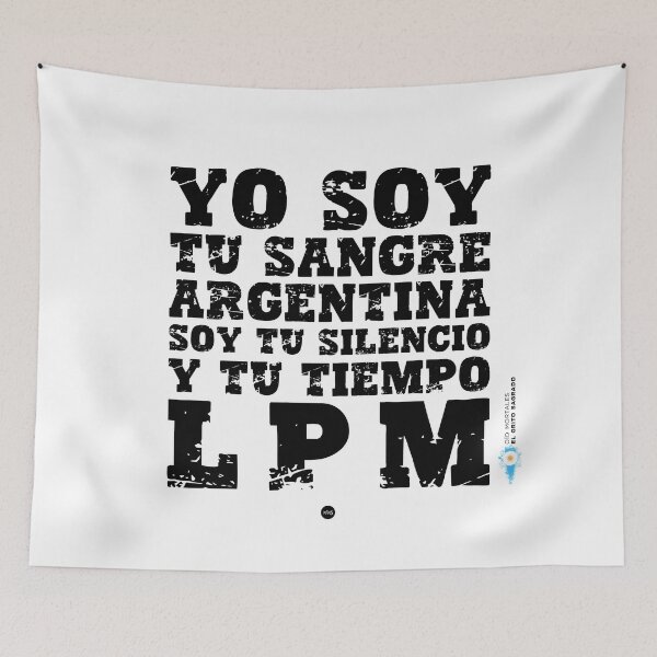 Item preview, Yo soy tu sangre Argentina; soy tu silencio y tu tiempo LPM - Oíd mortales (fc) I designed and sold by XUSRedbubble.