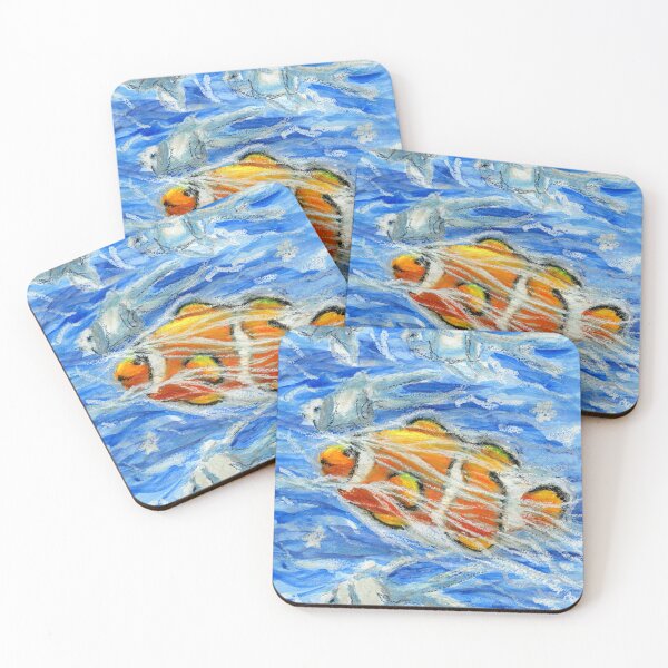 Item preview, Clownfish with Banggai Cardinalfish designed and sold by LymphomaLass.
