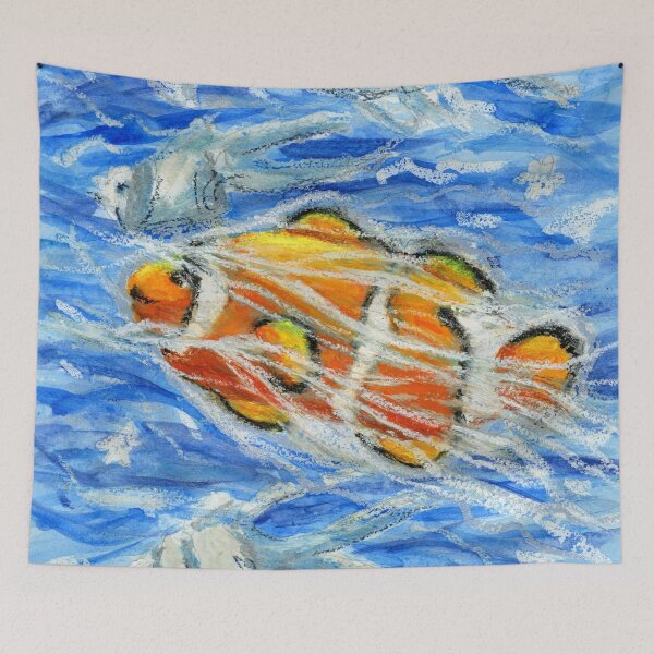 Item preview, Clownfish with Banggai Cardinalfish designed and sold by LymphomaLass.