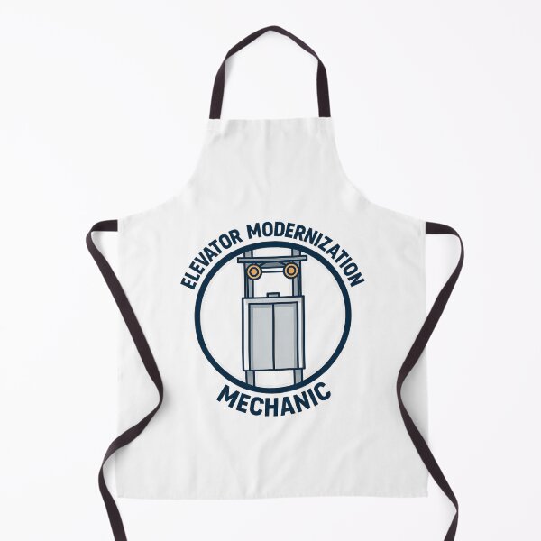 Item preview, Elevator Modernization Mechanic | Industrial Shaft & Pulley Logo Sticker designed and sold by TeeCraftTeeCo.