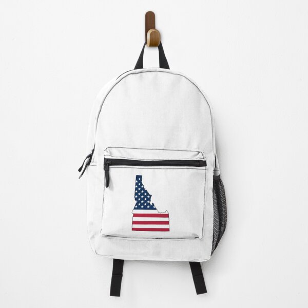 Item preview, Idaho USA Flag Silhouette – Stars and Stripes State Outline designed and sold by Paper Drip.