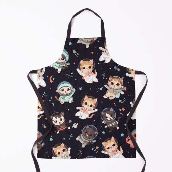 Item preview, Chibi Catronauts Seamless Pattern: Pastel Space Crew designed and sold by MoonlitDoodles1.