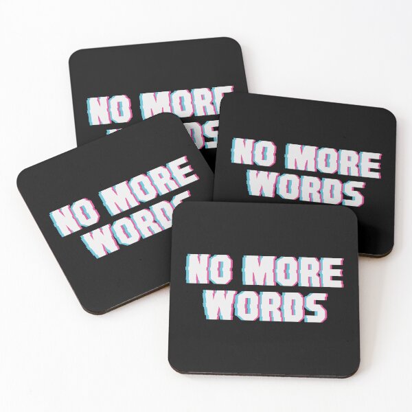Item preview, No More Words designed and sold by xWiseGirl.
