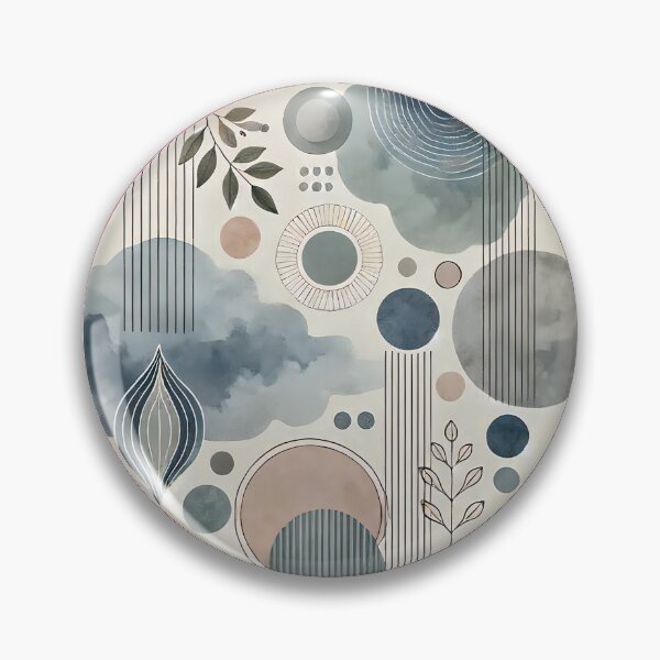 Item preview, Mid Century Modern Abstract Geometric Retro Design Art designed and sold by PinUpPizzazz.