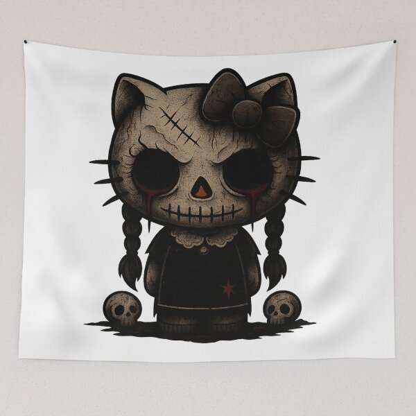Item preview, Hello Creepy Kitty: Enchanting Darkness designed and sold by art-emissa.