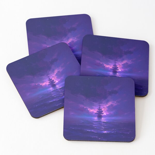 Item preview, Ghost Ship Under Violet Skies designed and sold by Christian Weiss.