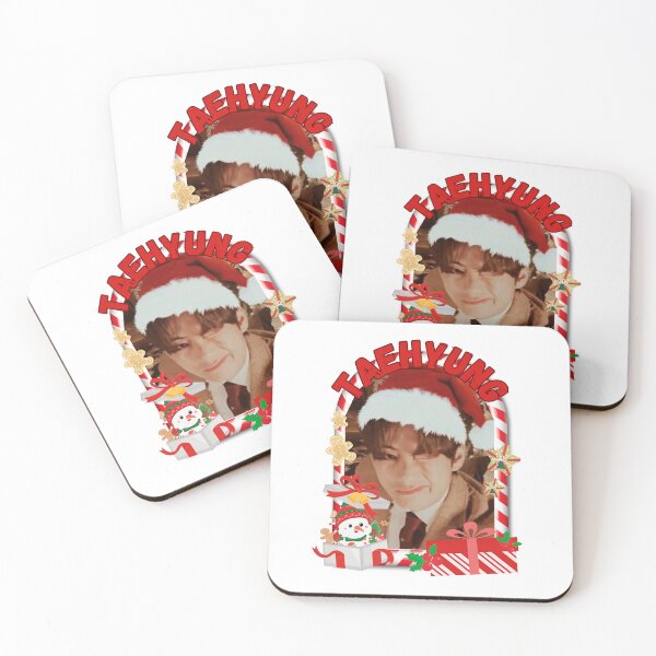 Item preview, BTS Taehyung Christmas Collage: Festive Holiday Edition Merry Christmas designed and sold by AJUNICE STUDIO.