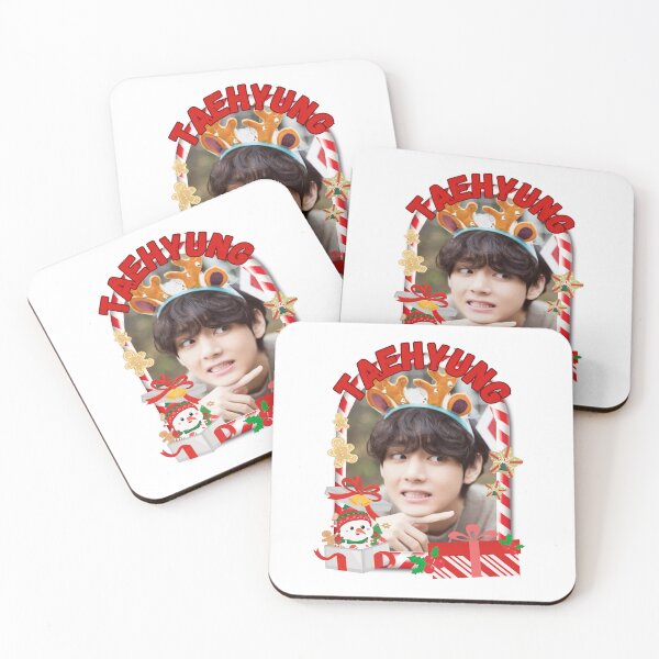 Item preview, BTS Taehyung Christmas Collage: Festive Holiday Edition Merry Christmas designed and sold by AJUNICE STUDIO.
