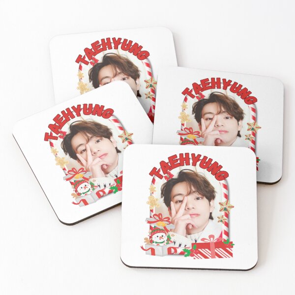 Item preview, BTS Taehyung Christmas Collage: Festive Holiday Edition Merry Christmas designed and sold by AJUNICE STUDIO.