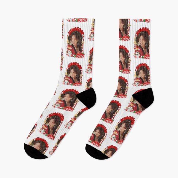 Item preview, BTS JungKook Christmas Collage: Festive Holiday Edition Merry Christmas designed and sold by AJUNICE STUDIO.