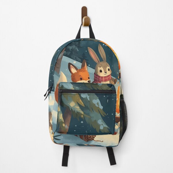 Item preview, Winter Campfire with Woodland Friends designed and sold by WildlifeWhimsy.