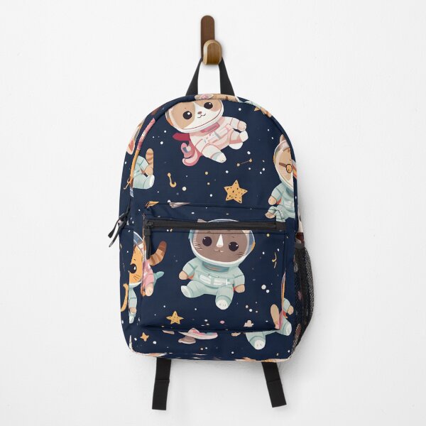Item preview, Kawaii Space Cat Pattern: Adorable Catstronauts Seamless Design designed and sold by MoonlitDoodles1.