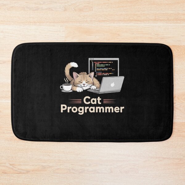 Item preview, Cat Programmer designed and sold by Mateusz Majcherek.