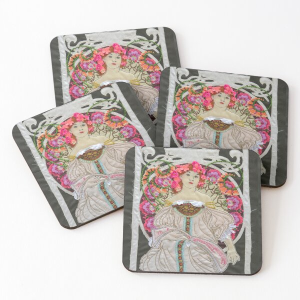 Item preview, Alphonse Mucha - Reverie - designed and sold by Silverlocks and threads.