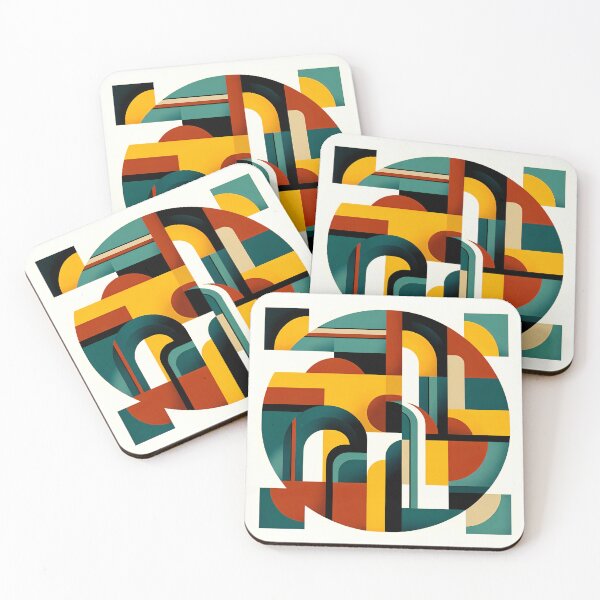 Item preview, Mid Century Modern Abstract Geometric Retro Design Art designed and sold by PinUpPizzazz.