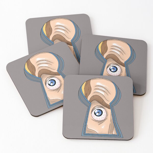 Item preview, Neighbor in the keyhole designed and sold by AyseAkcay.
