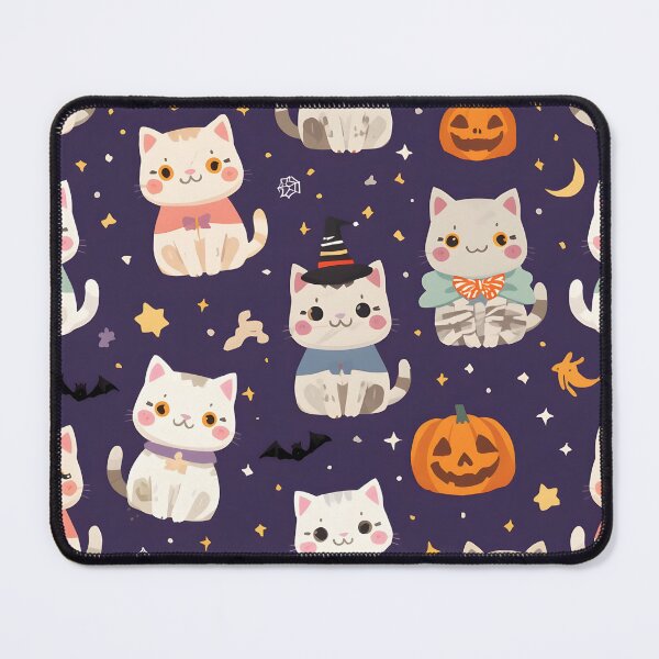 Item preview, Adorable Catstronaut Crew Seamless Space Pattern designed and sold by MoonlitDoodles1.