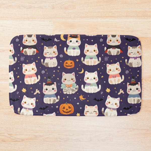 Item preview, Adorable Catstronaut Crew Seamless Space Pattern designed and sold by MoonlitDoodles1.