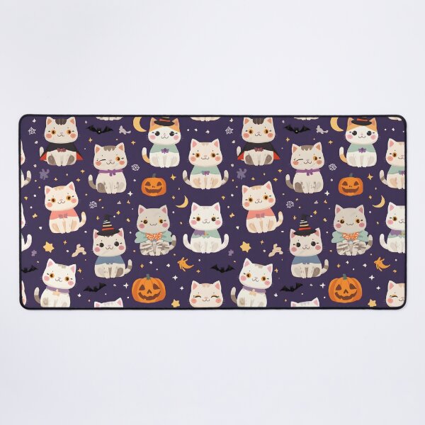 Item preview, Adorable Catstronaut Crew Seamless Space Pattern designed and sold by MoonlitDoodles1.