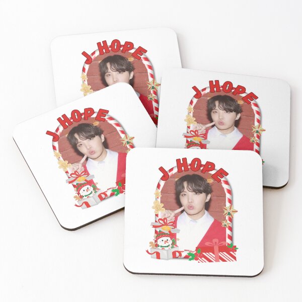 Item preview, BTS J Hope Christmas Collage: Festive Holiday Edition Merry Christmas designed and sold by AJUNICE STUDIO.