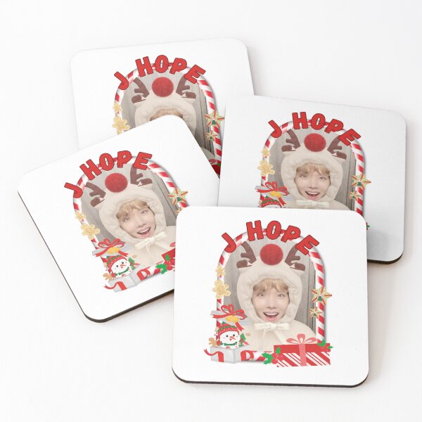 Item preview, BTS J Hope Christmas Collage: Festive Holiday Edition Merry Christmas designed and sold by AJUNICE STUDIO.