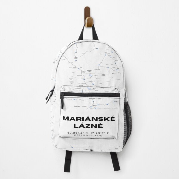 Artikelvorschau, Mariánské Lázně Minimalistische Karte – Elegante Schwarz-Weiß-Wandkunst entworfen und verkauft von RM-Journey.