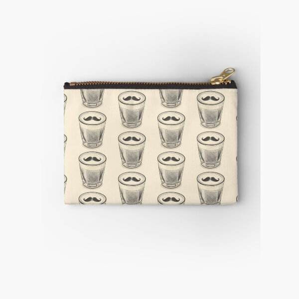 Item preview, Sketchy Latte Glass Moustache | Inktober 2025 Mustache | Team Selleck Pencil Sketch Mo designed and sold by .Stitch.Stab.Scroll.Social..