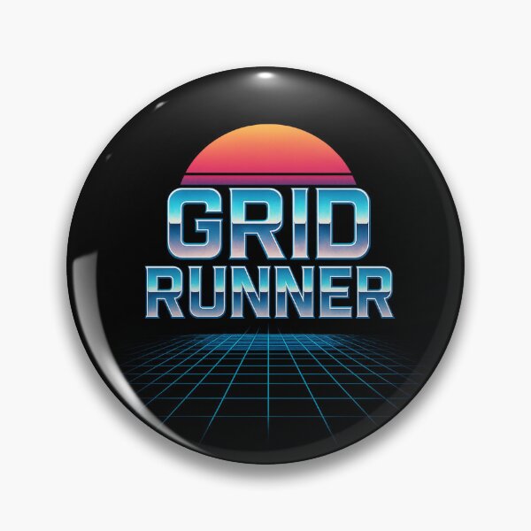 Artikelvorschau, Grid Runner – 80s Retro Synthwave T-Shirt | Neon Vaporwave Aesthetic Apparel entworfen und verkauft von Tomattorini.