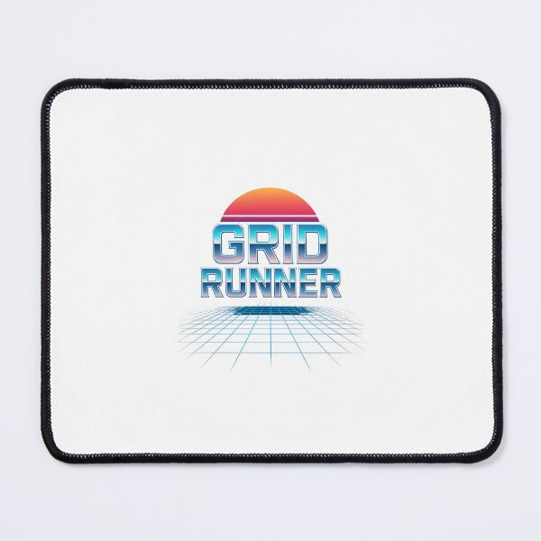 Item preview, Grid Runner – 80s Retro Synthwave T-Shirt | Neon Vaporwave Aesthetic Apparel designed and sold by Tomattorini.