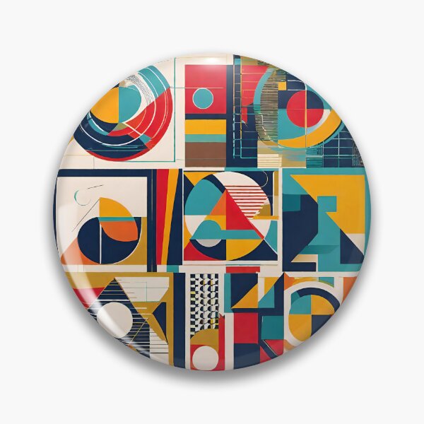 Item preview, Mid Century Modern Abstract Geometric Retro Design Art designed and sold by PinUpPizzazz.