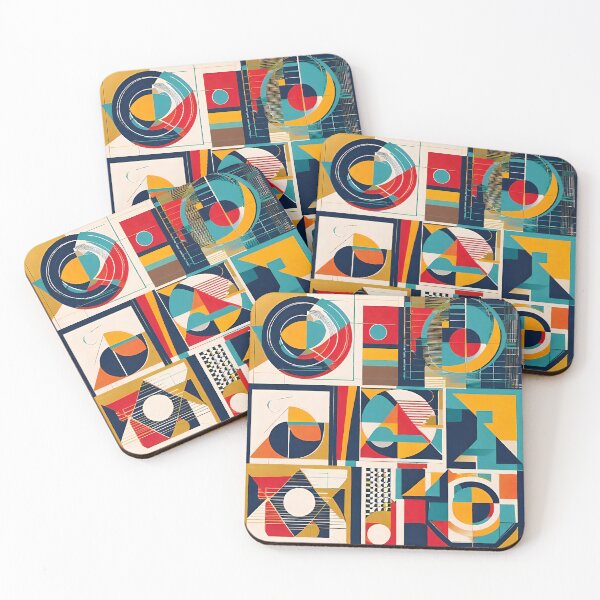 Item preview, Mid Century Modern Abstract Geometric Retro Design Art designed and sold by PinUpPizzazz.
