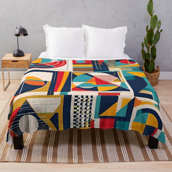 Item preview, Mid Century Modern Abstract Geometric Retro Design Art designed and sold by PinUpPizzazz.