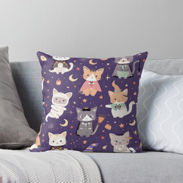 Item preview, Pastel Wallpaper Galactic Adventure Halloween Cats  designed and sold by MoonlitDoodles1.