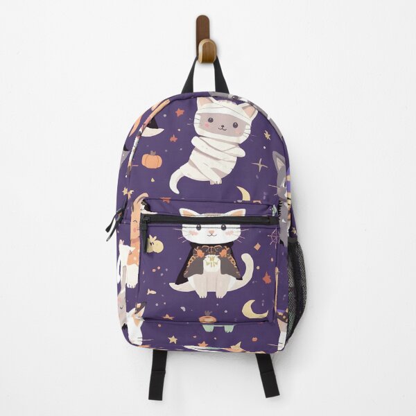 Item preview, Pastel Wallpaper Galactic Adventure Halloween Cats  designed and sold by MoonlitDoodles1.