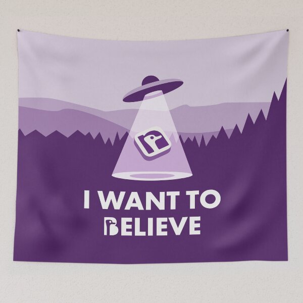 Item preview, I WANT TO BELIEVE - NOSTR EDITION designed and sold by bembureda.