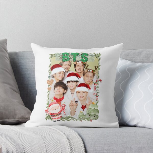 Item preview, BTS Christmas Collage: Festive Holiday Edition Merry Christmas designed and sold by HELL0WBELLO.