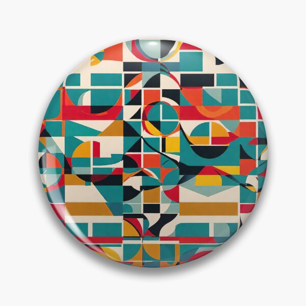 Item preview, Mid Century Modern Abstract Geometric Retro Design Art designed and sold by PinUpPizzazz.