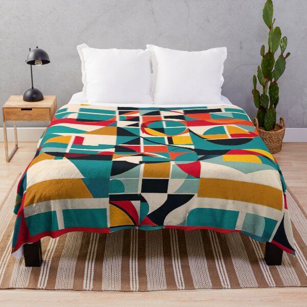 Item preview, Mid Century Modern Abstract Geometric Retro Design Art designed and sold by PinUpPizzazz.