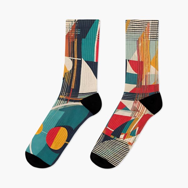 Item preview, Mid Century Modern Abstract Geometric Retro Design Art designed and sold by PinUpPizzazz.