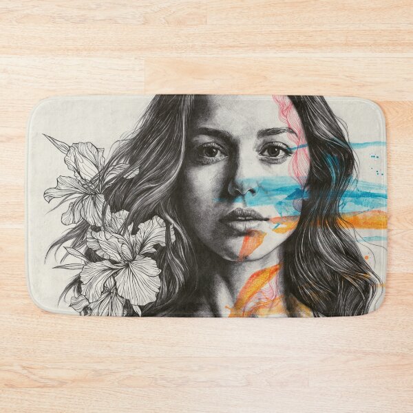 Item preview, Dancing In Madness | beautiful woman with doodle orchids designed and sold by Marco Paludet.