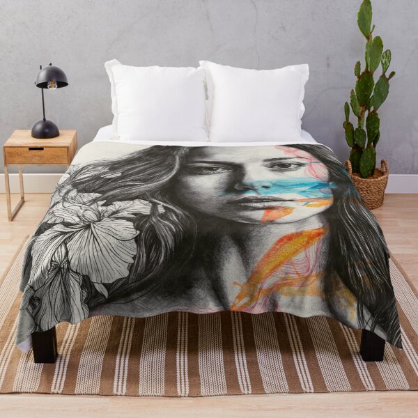 Item preview, Dancing In Madness | beautiful woman with doodle orchids designed and sold by Marco Paludet.