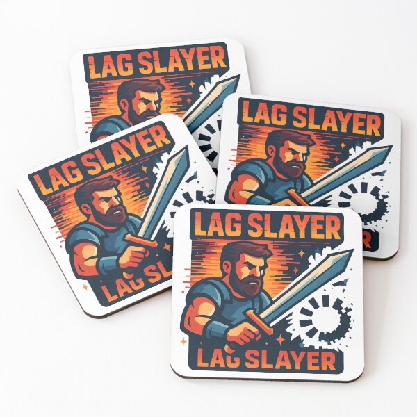 Item preview, Lag Slayer Gamer Warrior Sword Graphic. designed and sold by The-T-In-Retro.