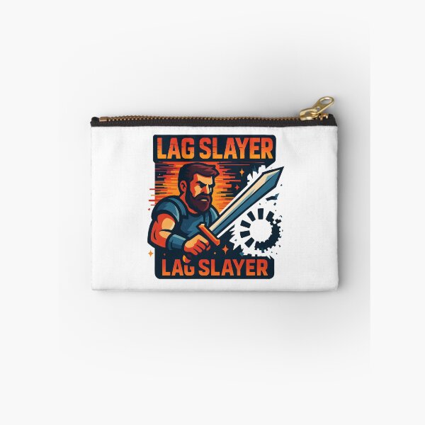Item preview, Lag Slayer Gamer Warrior Sword Graphic. designed and sold by The-T-In-Retro.