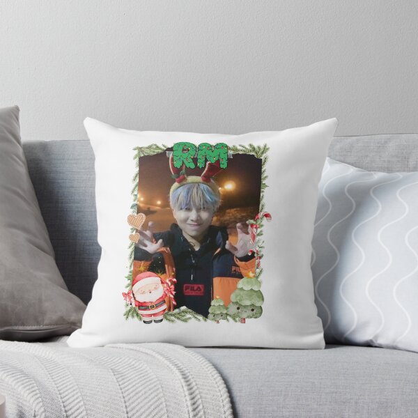 Item preview, BTS RM Christmas Collage: Festive Holiday Edition Merry Christmas designed and sold by HELL0WBELLO.